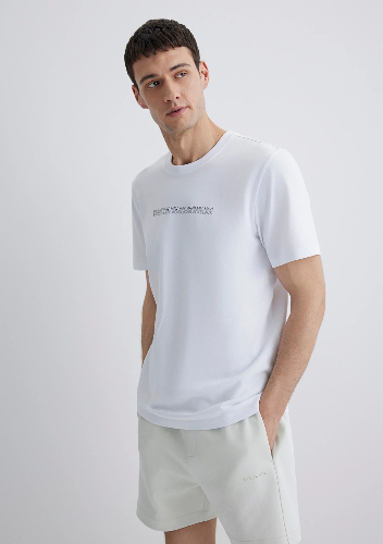 Resim Mavi Erkek T-shirt M0612647-620