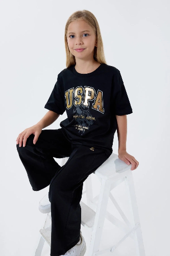 Resim U.S. Polo Assn Kids Kız Çocuk Şort Takım US2509-G