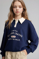 Resim Defacto Kız Çocuk Sweat E6841A8/NV248