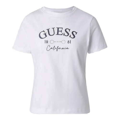 Resim Guess Athleisure  Kadın  T-shirt V6RI02J1314-G011 Beatrız Cn Ss T-Shırt