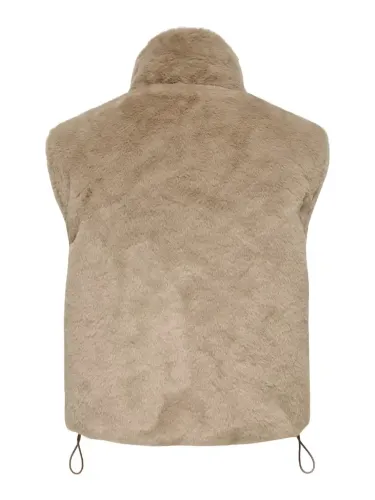 Resim Only Onldana Faux Fur Rev.Waıstcoat Otw Cc Kadın Mont 15348986