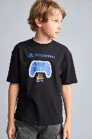 Resim Defacto Erkek Çocuk T-shirt H8307A8/BK81