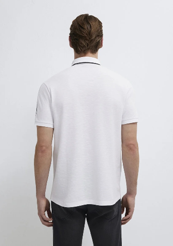 Resim Mavi Erkek T-shirt M0611838-620