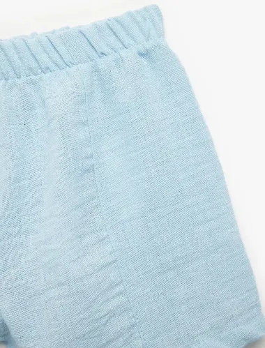 Resim Koton Kız Bebek Şort 6SMG40012AW