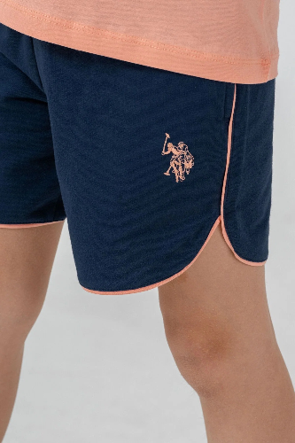 Resim U.S. Polo Assn Kids Kız Çocuk Şort Takım US2522-G