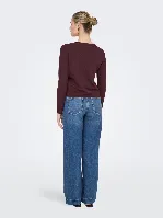 Resim Only Onlloyal Ls V-Neck Pullo Knt Noos Kadın Kazak 15368957
