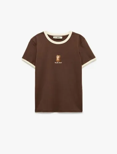 Resim Koton Kadın T-shirt 6SAL10873IK