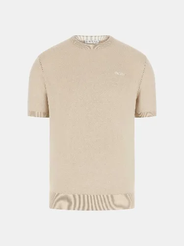 Resim Guess  Erkek  Triko T-shirt M6GR03Z0556-G1CA Lewıs Cn Ss Cotton Sılk Swtr