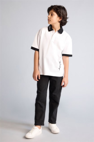 Resim Defacto Erkek Çocuk T-shirt G8669A8/WT34