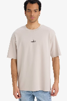 Resim Defacto Erkek T-shirt F9685AX/BG766