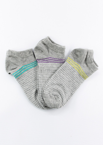 Resim Viole&More Pamuklu 3lü Sneaker Kadın Çorap