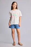 Resim Defacto Kız Çocuk T-shirt H7246A8/ER98