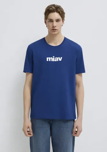 Resim Mavi Erkek T-Shirt M067153-70722
