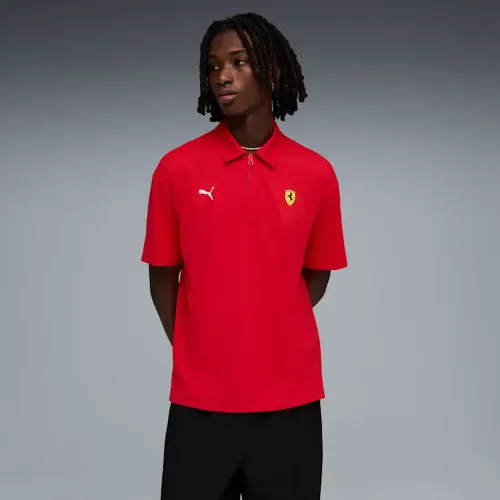 Resim Puma Ferrari Cloudspun Polo Erkek T-Shirt 634247-02