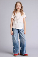 Resim Defacto Kız Çocuk T-shirt G1764A8/WT32