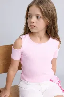 Resim Defacto Kız Çocuk T-shirt H7241A8/PN663