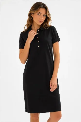 Resim Fashion Friends Kadın Polo Yaka Elbise 26Y0499K1