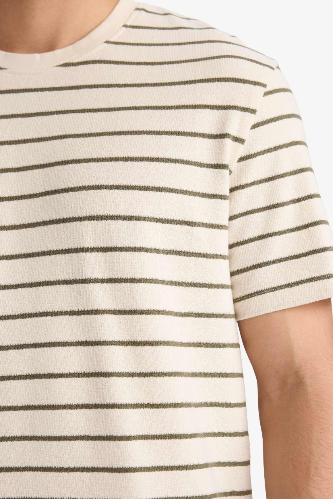 Resim Defacto Erkek T-shirt F9673AX/KH82