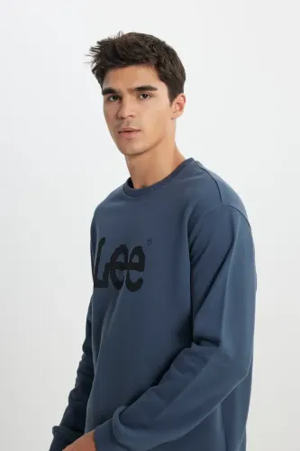 Resim Lee Big Logo Erkek Sweat L80XTJTG