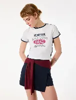 Resim Koton Kadın T-shirt 6SAK10017NK