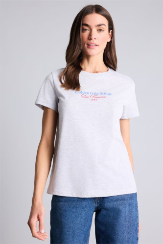 Resim Defacto Kadın T-shirt H2144AX/GR93