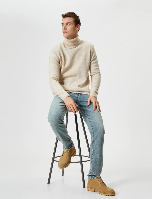 Resim Koton Brad Erkek Jean Pantolon 6Sam40064Nd