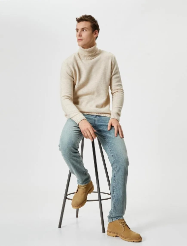 Resim Koton Brad Erkek Jean Pantolon 6Sam40064Nd