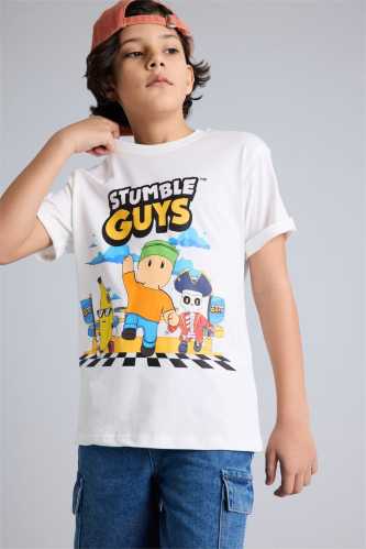 Resim Defacto Erkek Çocuk T-shirt H0227A8/ER105