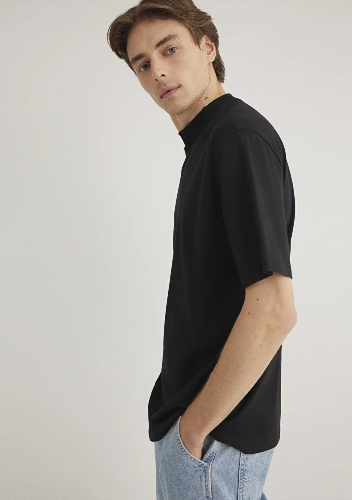 Resim Mavi Erkek T-shirt M0611193-900