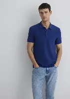 Resim Mavi Erkek Polo T-Shirt M064946-70758