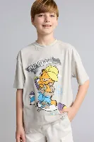 Resim Defacto Erkek Çocuk T-shirt H8263A8/GR503