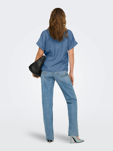 Resim Only Onlcharıs Lıfe Cap Sleeve Shırt  Wvn Cc Kadın T-Shirt 15363976