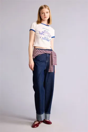 Resim Defacto Kadın T-shirt H6823AX/WT32