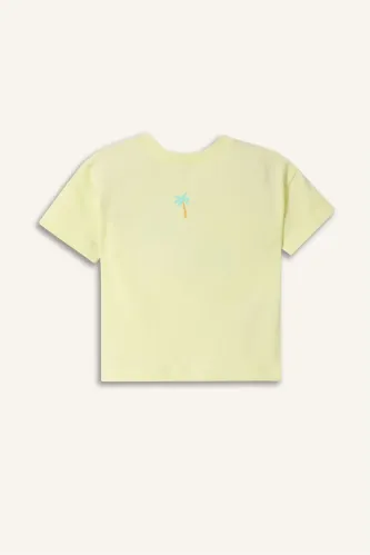 Resim Defacto Kız Bebek T-shirt H8229A5/GN656