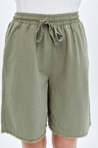 Resim Yenikoza Kadın Kot&Kanvas Şort