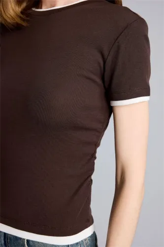 Resim Defacto Kadın T-shirt F3504AX/BN267