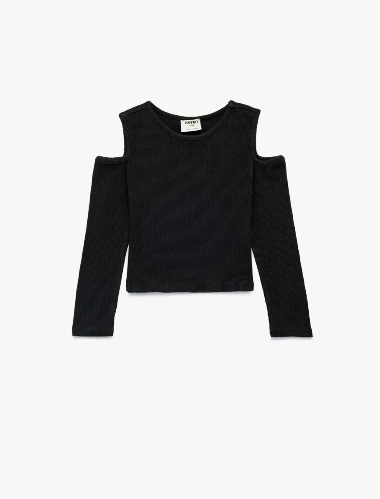 Resim Koton Kız Çocuk T-shirt 6SKG10363AK