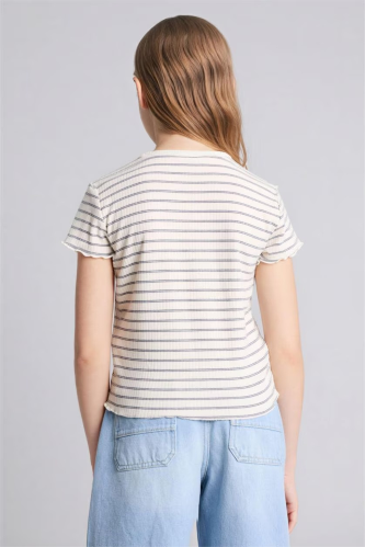 Resim Defacto Kız Çocuk T-shirt B6692A8/GR449