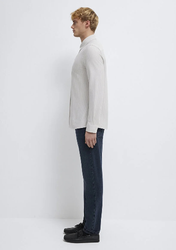 Resim Mavi Erkek Uzun Kol Gömlek M0211858-91410