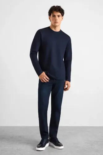 Resim Süvari O Yaka Double Face Erkek Sweat Ssw2013700035