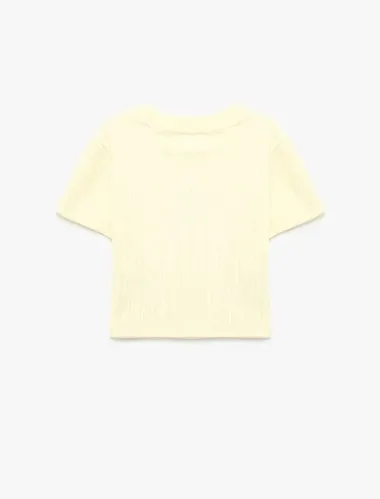 Resim Koton Kız Çocuk T-shirt 6SKG10322AK