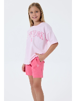 Resim U.S. Polo Assn Kids Kız Çocuk Şort Takım Us2510-G