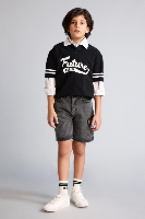 Resim Defacto Erkek Çocuk T-shirt G8667A8/BK81