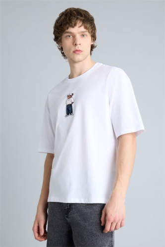 Resim Defacto Erkek T-shirt H2425AX/WT34