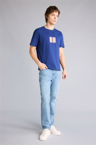 Resim Defacto Erkek T-shirt G3217AX/IN59