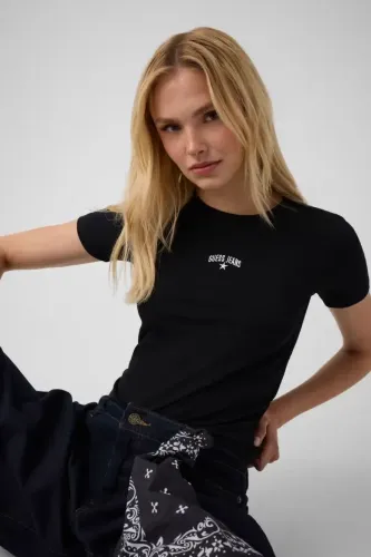 Resim W6YI51K4679-JBLK Gues Kadın T-shirt