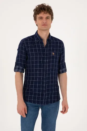 Resim U.S. Polo Assn. D-Gaspe Erkek Dokuma Gömlek 2109351