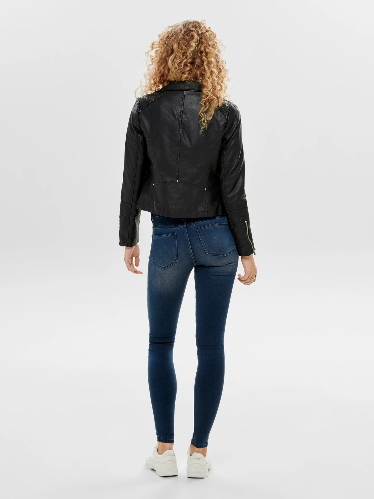 Resim Only Onlgemma Faux Leather Biker Otw Noos Kadın Deri Mont ve Ceket 15153079