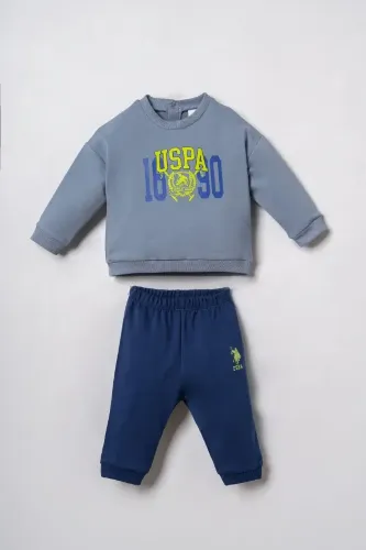 Resim U.S. Polo Assn Bebek Erkek Bebek Sweat Takım USB3167