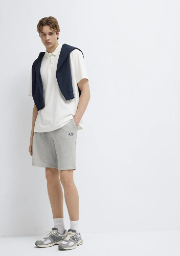 Resim Mavi Erkek Kot&Kanvas Şort M0410224-80018